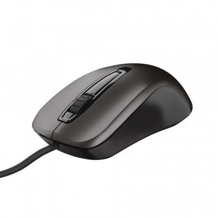 Tehnica de birou - IT&C - Mouse optic usb Trust Carve negru, office, rezistent, ergonomic