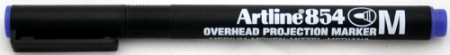 Instrumente de scris si corectura - OHP Permanent marker ARTLINE 854, varf mediu - 1.0mm - albastru