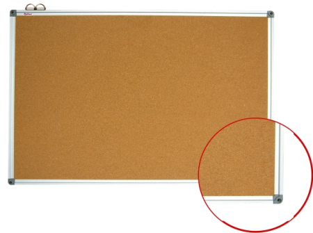 Comunicare si prezentare - Panou pluta cu rama din aluminiu, 100 x 150 cm, Optima