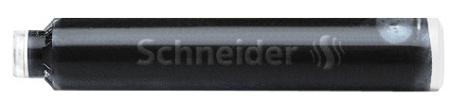 Instrumente de scris si corectura - Patroane cerneala SCHNEIDER,   6buc/set - negru