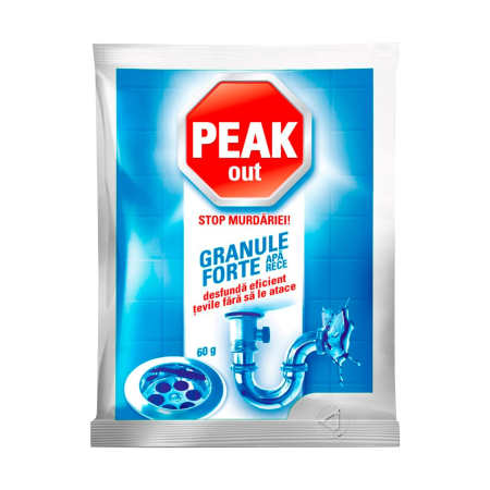 Detergenti pentru baie - Peak Out apa rece granule, 60 g