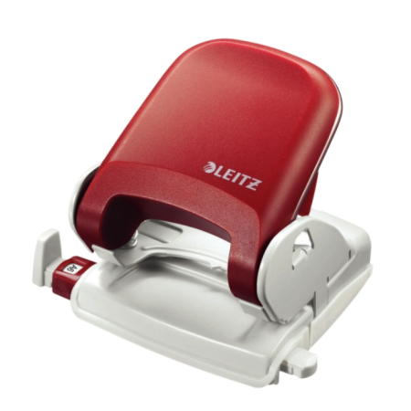 Accesorii pentru birou - Perforator 25 coli, LEITZ 5005 - rosu