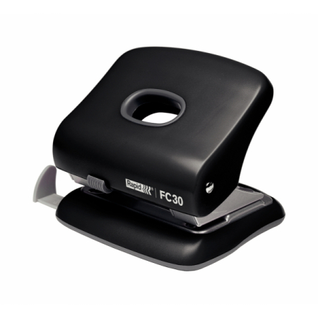 Accesorii pentru birou - Perforator 30 coli, RAPID FC30 - negru