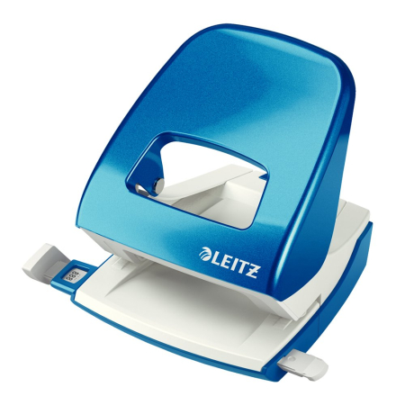Accesorii pentru birou - Perforator metalic Leitz WOW 5008 NeXXt Series, cutie, 30 coli, albastru