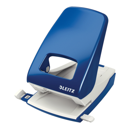 Accesorii pentru birou - Perforator metalic Leitz 5138 NeXXt Series, 40 coli, albastru