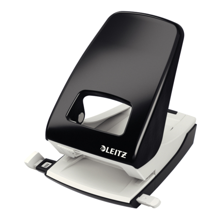 Accesorii pentru birou - Perforator metalic Leitz 5138 NeXXt Series, 40 coli, negru