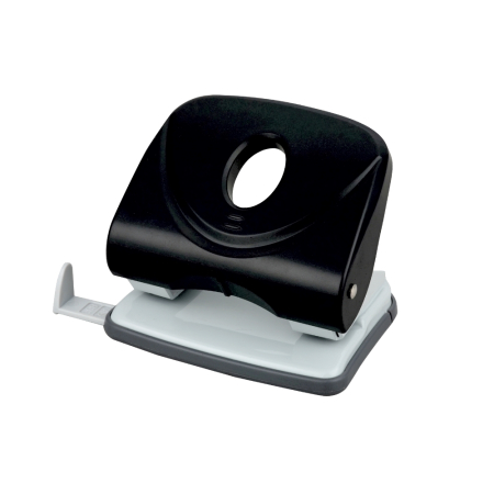 Accesorii pentru birou - Perforator Memoris-Precious P30, 30 coli, negru