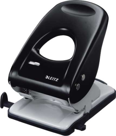 Perforatoare de birou si profesionale - Perforator metalic,  40 coli, LEITZ 5138 - negru