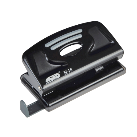 Accesorii pentru birou - Perforator Noki H-10, metalic, 10 coli, negru