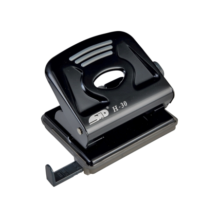 Accesorii pentru birou - Perforator Noki H-30, metalic, 30 coli, negru
