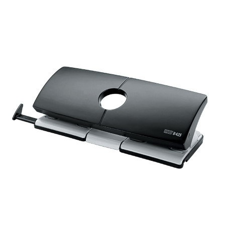 Accesorii pentru birou - Perforator Novus B425, 25 coli, negru, 4 perforatii