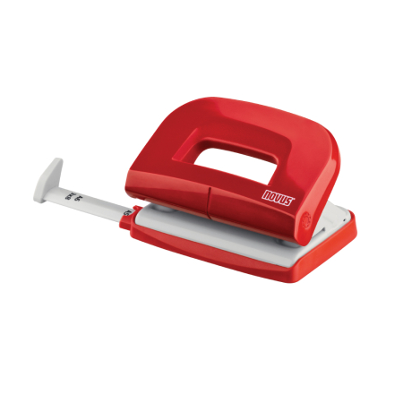 Accesorii pentru birou - Perforator Novus Evolution E210, 10 coli, rosu