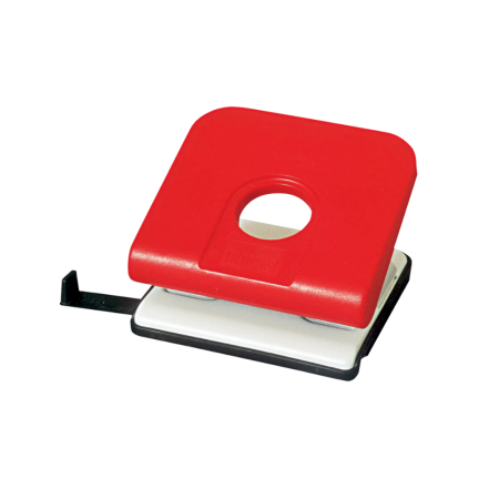 Accesorii pentru birou - Perforator Novus Master, 25 coli, rosu