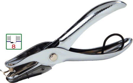 Accesorii pentru birou - Perforator o singura perforatie, 8 coli, KANGARO SP-45