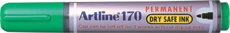 Instrumente de scris si corectura - Permanent marker ARTLINE 170 - Dry safe ink, corp plastic, varf rotund 2.0mm - verde