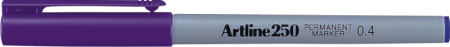 Instrumente de scris si corectura - Permanent marker ARTLINE 250, corp plastic, varf rotund 0.4mm - violet