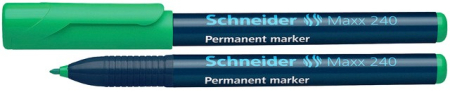 Instrumente de scris si corectura - Permanent marker SCHNEIDER Maxx 240, varf rotund 1-2mm - verde