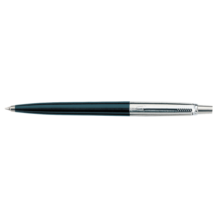 Instrumente de scris si corectura - Pix cu mecanism, Parker, Jotter, 0.8 mm, plastic, accesorii inox, negru