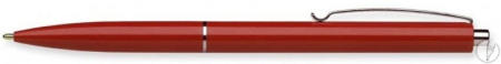 Instrumente de scris si corectura - Pix SCHNEIDER K15, clema metalica, corp rosu - scriere albastra