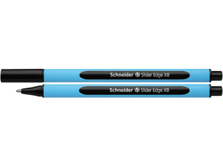 Instrumente de scris si corectura - Pix SCHNEIDER Slider Edge XB, rubber grip, varf 1.4mm - scriere neagra