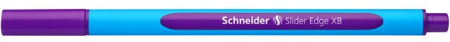 Instrumente de scris si corectura - Pix SCHNEIDER Slider Edge XB, rubber grip, varf 1.4mm - scriere violet