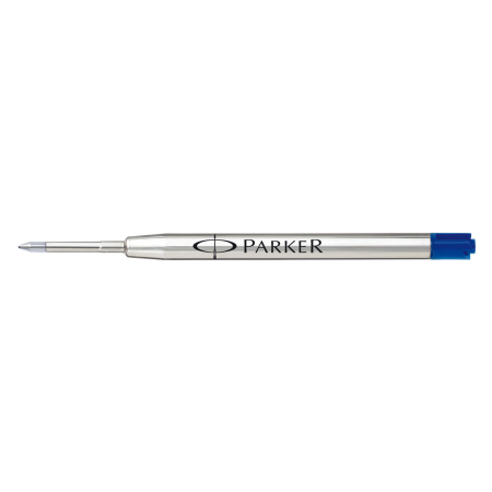 Instrumente de scris si corectura - Rezerva pix Parker, metalic, 0.7 mm, albastru