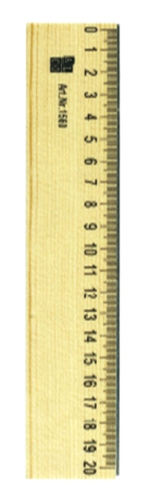Rigle - Rigla din lemn, 20cm, ALCO