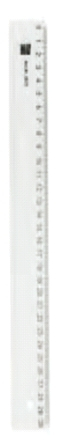 Instrumente de scris si corectura - Rigla din plastic transparent, 30cm, ALCO