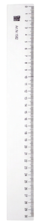 Instrumente de scris si corectura - Rigla flexibila din plastic, 30cm, ALCO - transparent