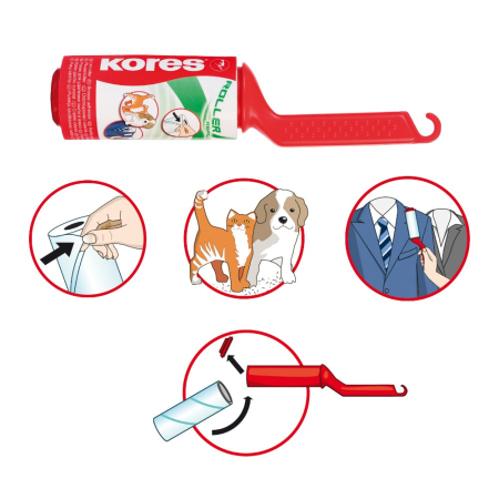 Produse curatenie pentru birou - Rola scame Kores