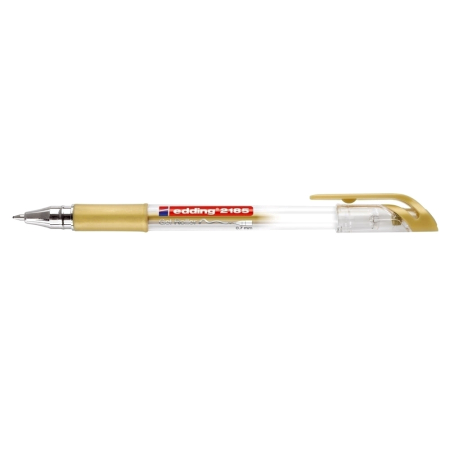 Instrumente de scris si corectura - Roller cu gel, Edding, Cristal Jelly 2185, 0.7 mm, plastic, auriu