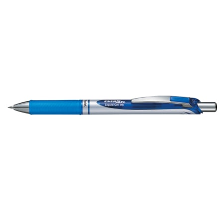 Instrumente de scris si corectura - Roller cu gel, Pentel, Energel, 0.7 mm, plastic, albastru