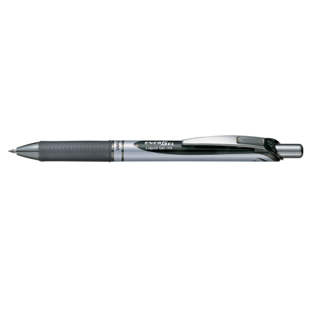 Instrumente de scris si corectura - Roller cu gel, Pentel, Energel, 0.7 mm, plastic, negru