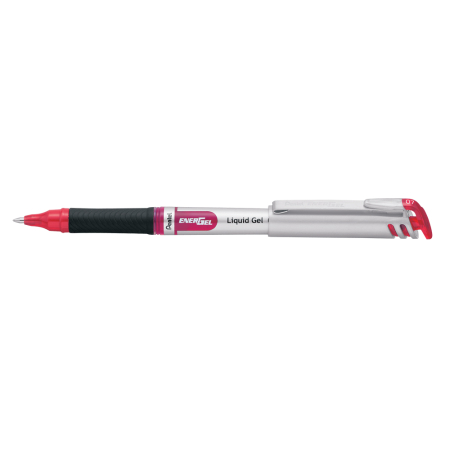 Instrumente de scris si corectura - Roller cu gel, Pentel, Energel, 0.7 mm, plastic, rosu