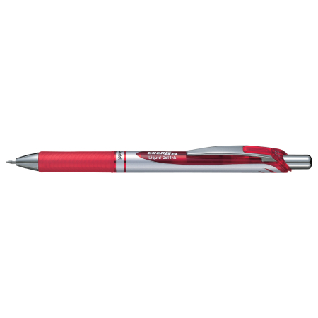 Instrumente de scris si corectura - Roller cu gel, Pentel, Energel, 0.7 mm, plastic, rosu
