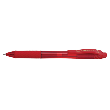 Instrumente de scris si corectura - Roller cu gel, Pentel, Energel X, 0.7 mm, plastic, rosu