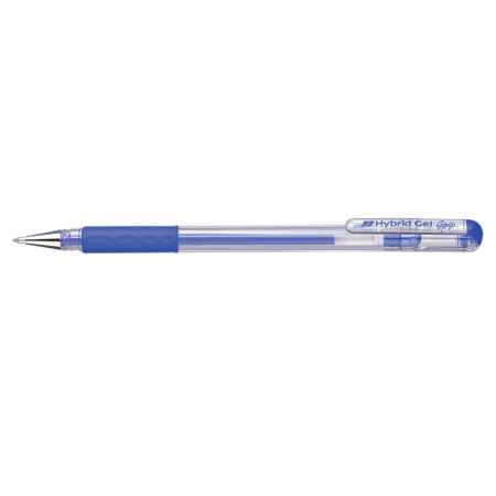 Instrumente de scris si corectura - Roller cu gel, Pentel, Hybrid GelGrip, 0.6 mm, plastic, albastru