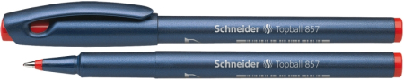 Instrumente de scris si corectura - Roller SCHNEIDER Topball 857, varf cu bila 0.6mm - scriere rosie