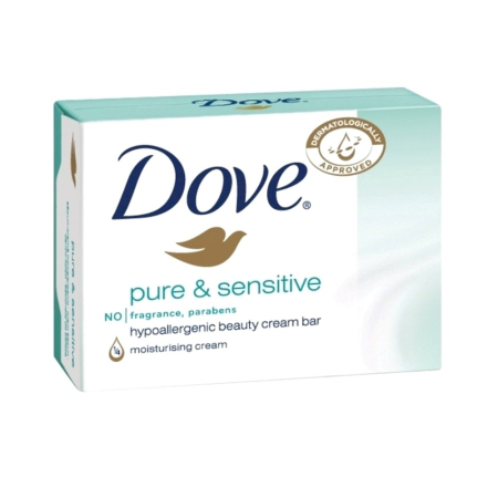 Produse curatenie pentru birou - Sapun Dove, Sensitive, 100 g