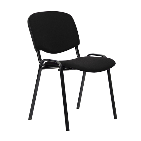 Mobilier si accesorii birou - Scaun vizitator, Niky, stofa, negru