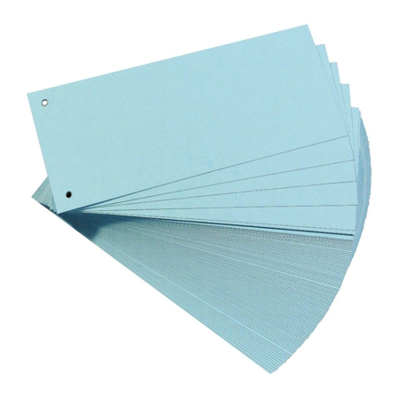 Organizare si arhivare - Separatoare Exacompta, color,  105 x 240 mm, albastru