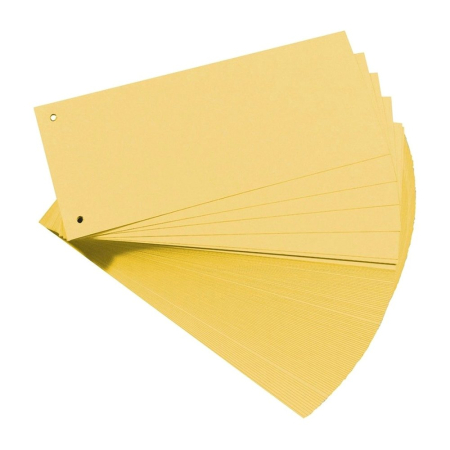 Organizare si arhivare - Separatoare Exacompta, color,  105 x 240 mm, galben