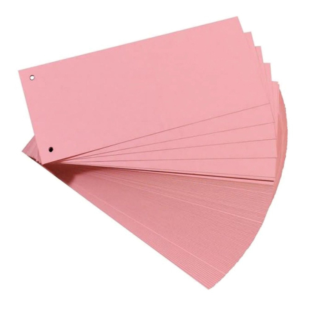 Organizare si arhivare - Separatoare Exacompta, color,  105 x 240 mm, rosu
