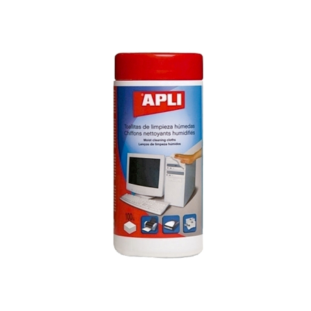 Produse curatare IT - Servetele Apli pentru curatare generala, 100 bucati in dispenser plastic