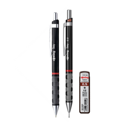 Instrumente de scris si corectura - Set Rotring, Tikky, creion mecanic Tikky III Original, 0.5 mm