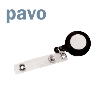 Comunicare si prezentare - Snur retractabil pentru ecuson, 70 cm, 10 bucati/cutie