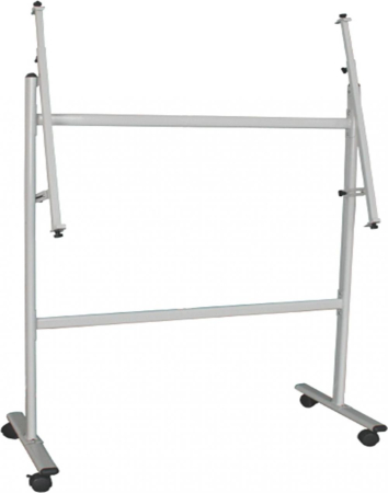 Comunicare si prezentare - Stand metalic pentru panouri de la 90 x 120cm pana la 120 x 240cm, pe rotile, Optima