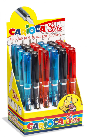 Pixuri si stilouri scolare - Stilou cu cartus cerneala, CARIOCA Stilo