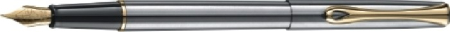 Instrumente de scris de lux - Stilou de lux DIPLOMAT Traveller - stainless steel gold