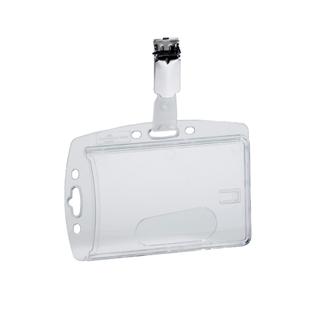 Comunicare si prezentare - Suport card acces Durable, 54 x 85 mm, 25 bucati/cutie